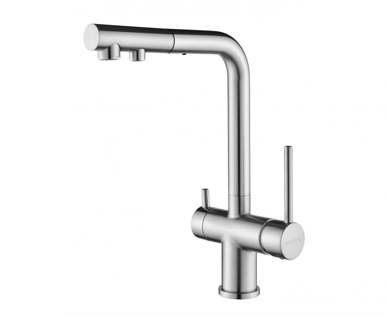 Смеситель кухонный Paulmark SERPENTINE Se213222-CR хром