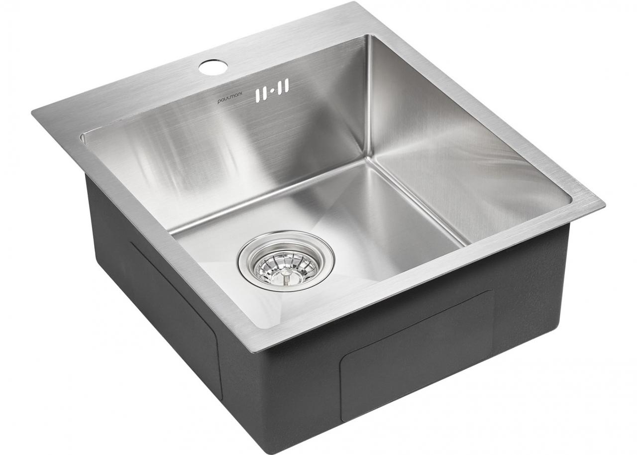 Кухонная мойка Paulmark FAVOR PM214551-BS нержавеющая сталь брашированная