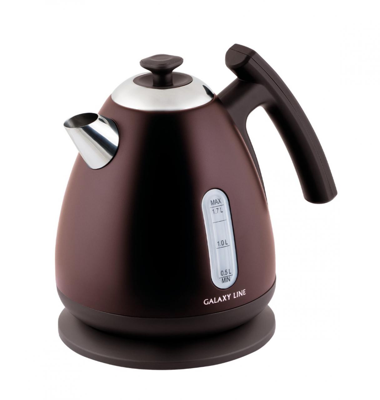 Чайник электрический Galaxy Line GL 0343 коричневый