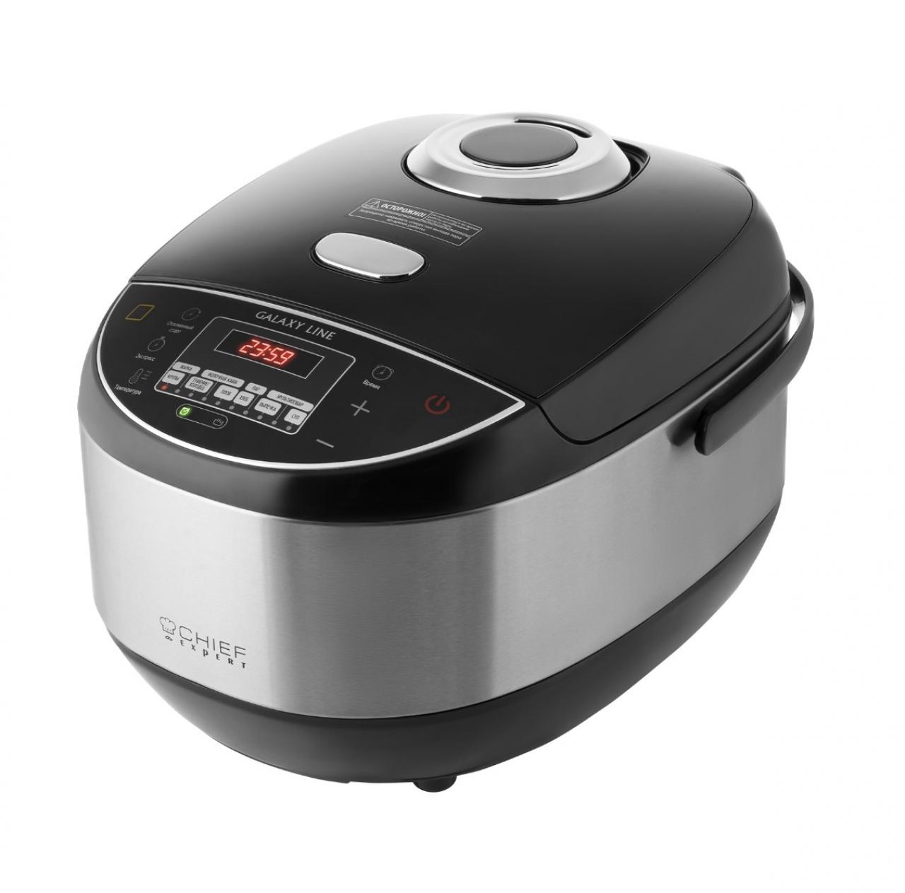 Мультиварка Galaxy GL 2647 4л 1350Вт черный/серебристый