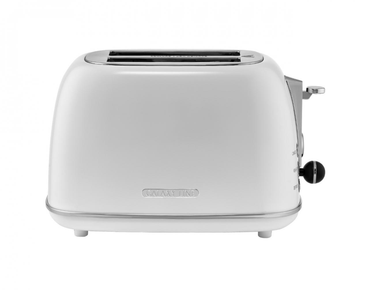 Тостер электрический GALAXY LINE GL2922 сливочный зефир