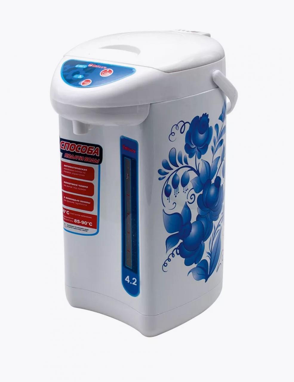 Термопот Sakura SA-335WF белый/рисунок