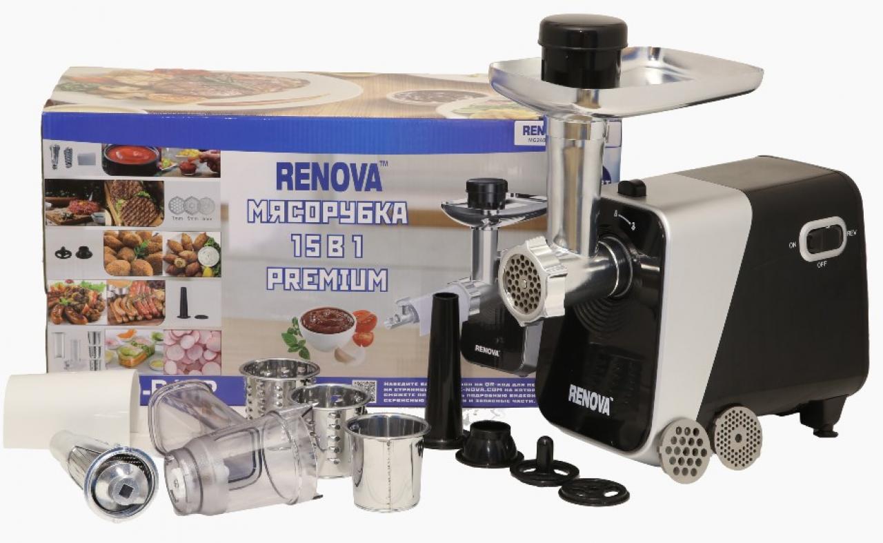 Мясорубка RENOVA MG260-R1BP
