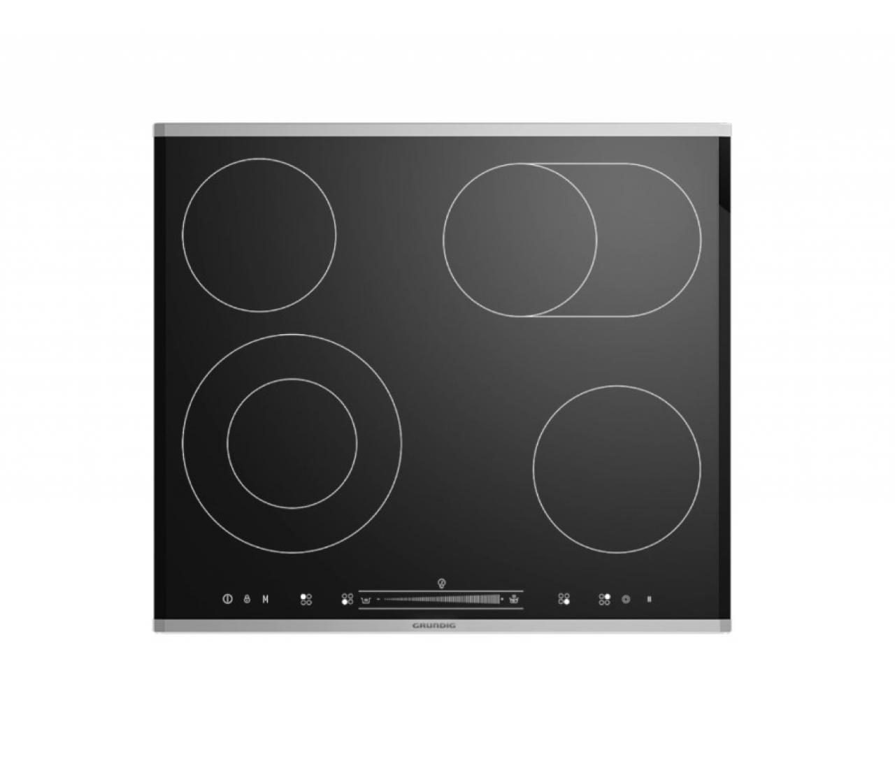 Встраиваемая электрическая панель Grundig GIEV 624430 X, 60 см черный
