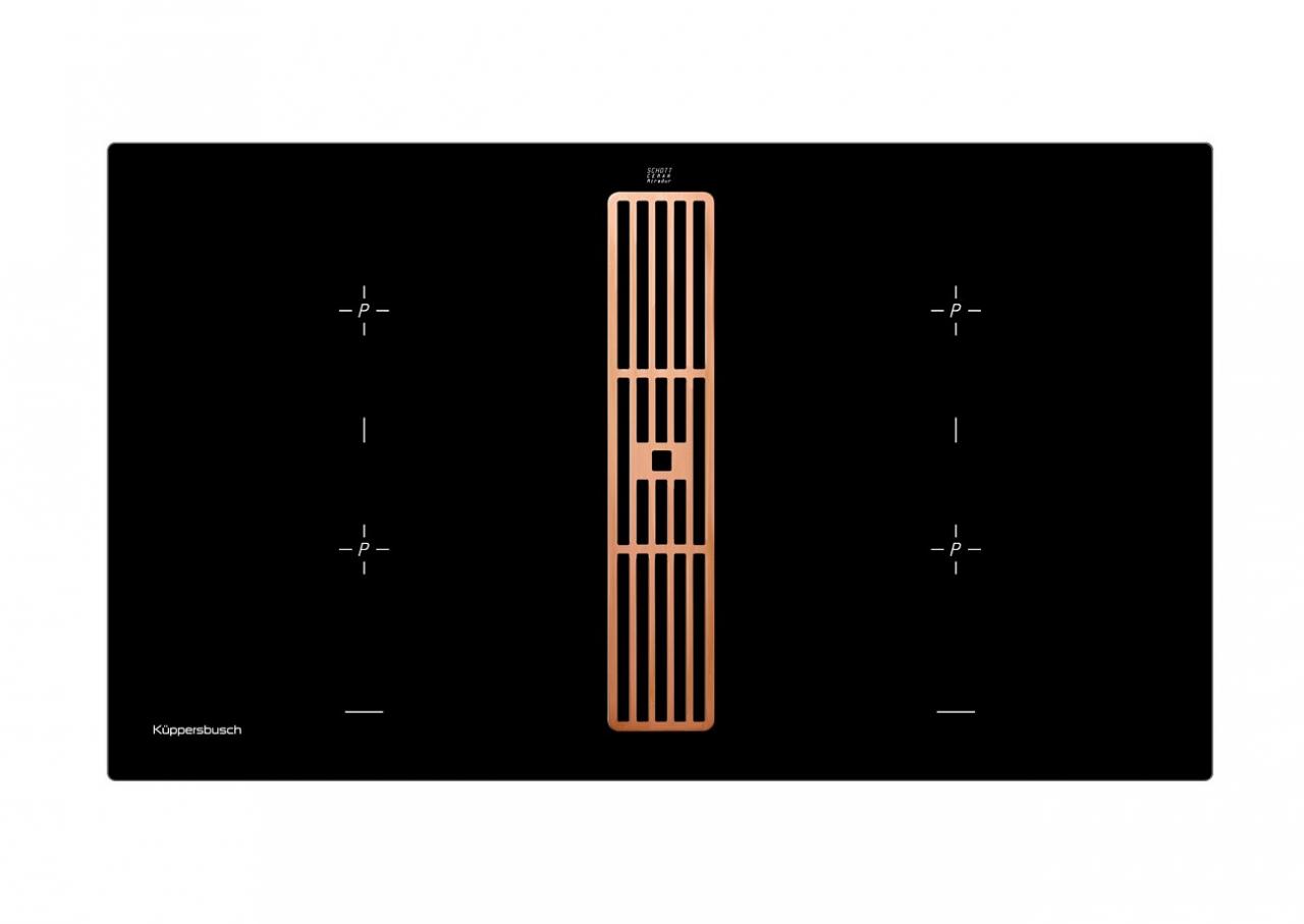 Варочная поверхность с вытяжкой Kuppersbusch KMI 8590.0 SR Copper