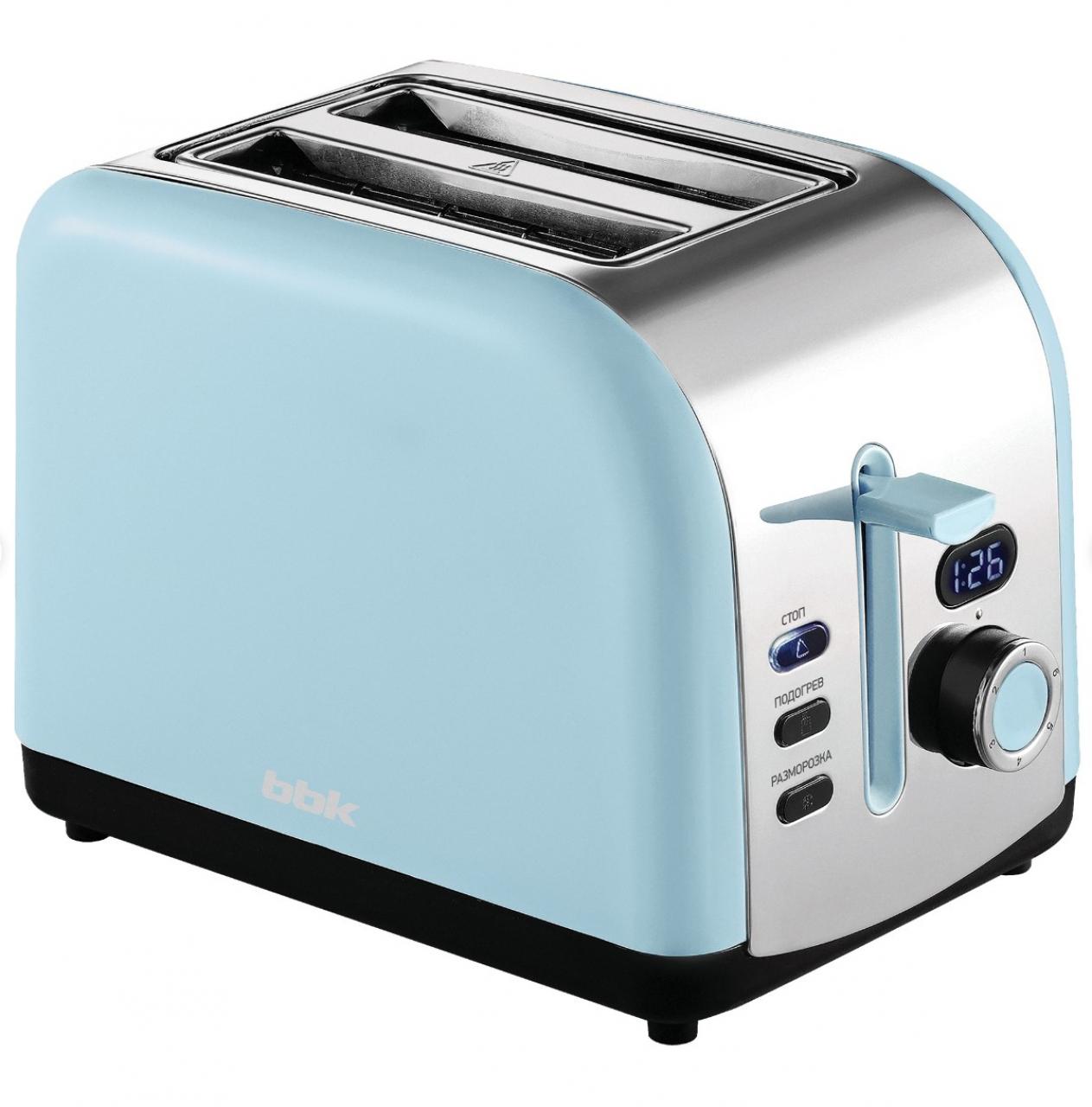 Тостер BBK TR75 светло голубой