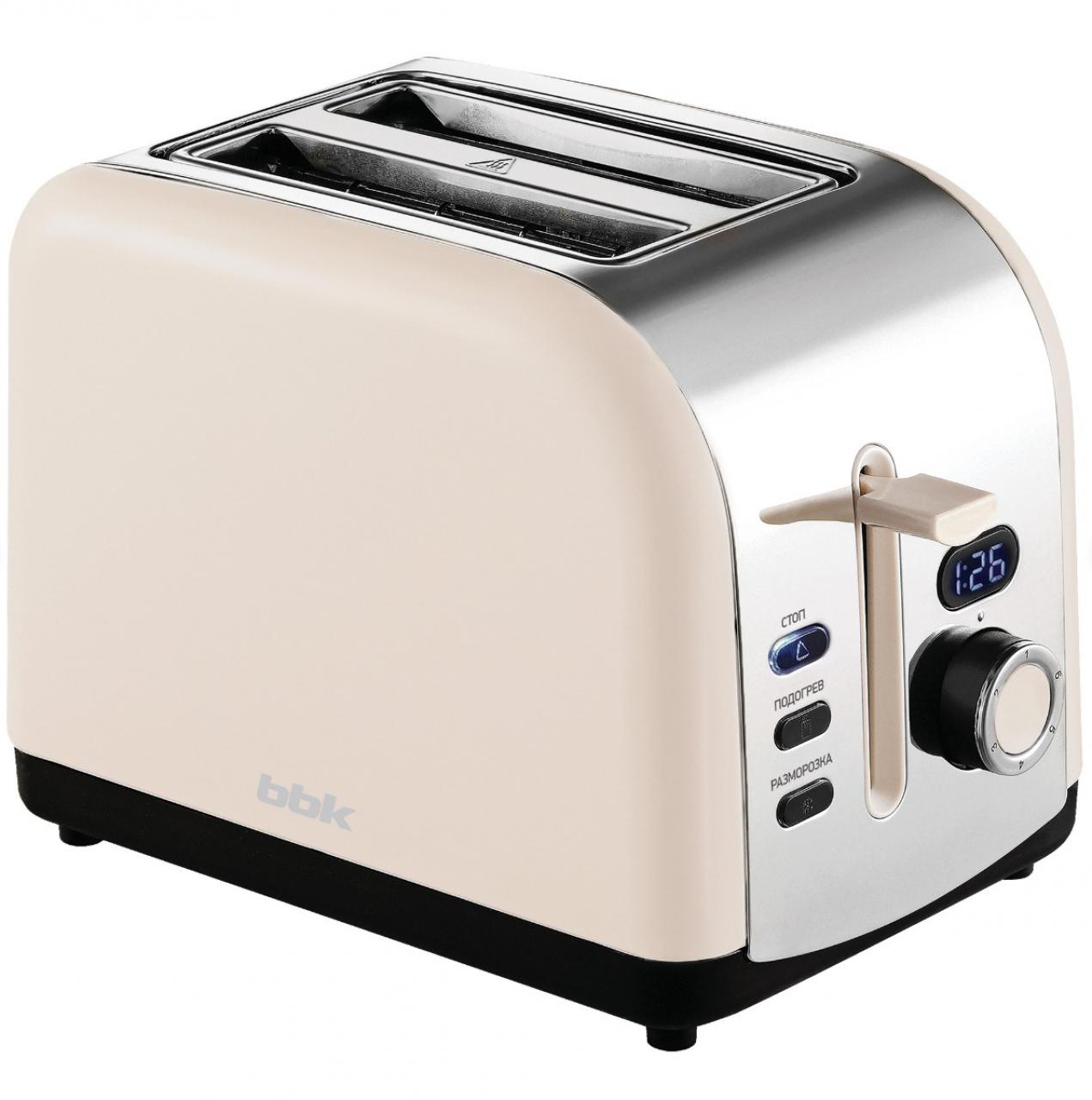 Тостер BBK TR76 кремовый