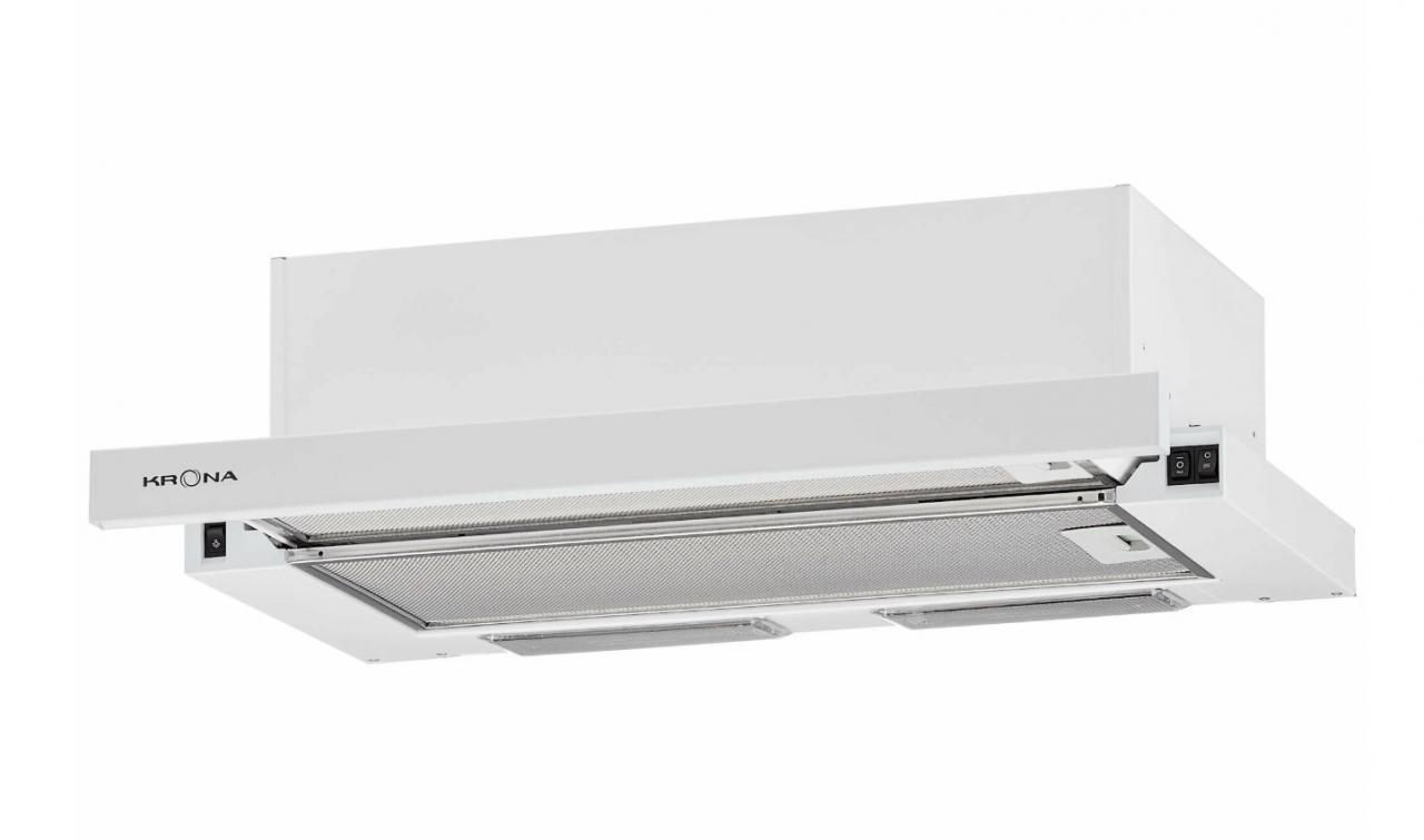 Вытяжка встраиваемая Krona KAMILLA ECO 600 W белый