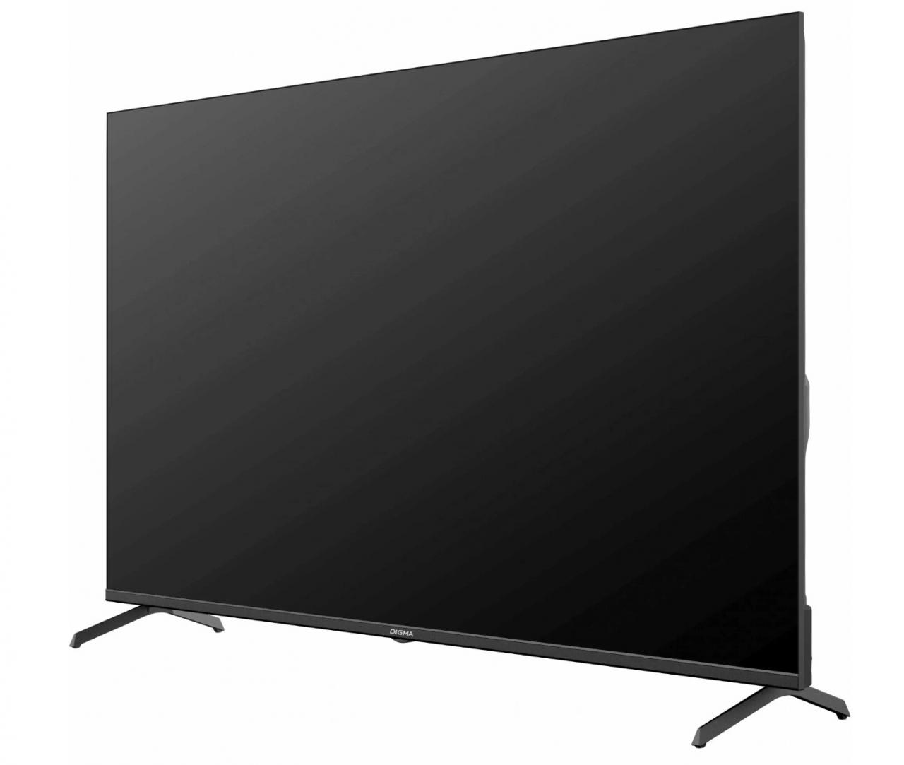 QLED-телевизор DIGMA DM-LED55UQB31 55" черный