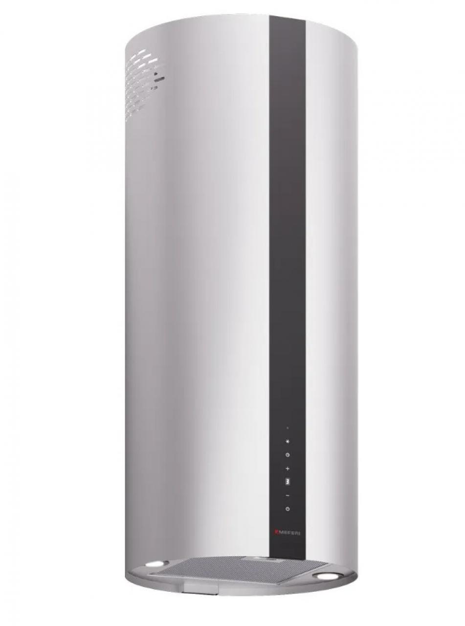 Вытяжка островная MEFERI TUBE40WH ISLA COMFORT PLUS