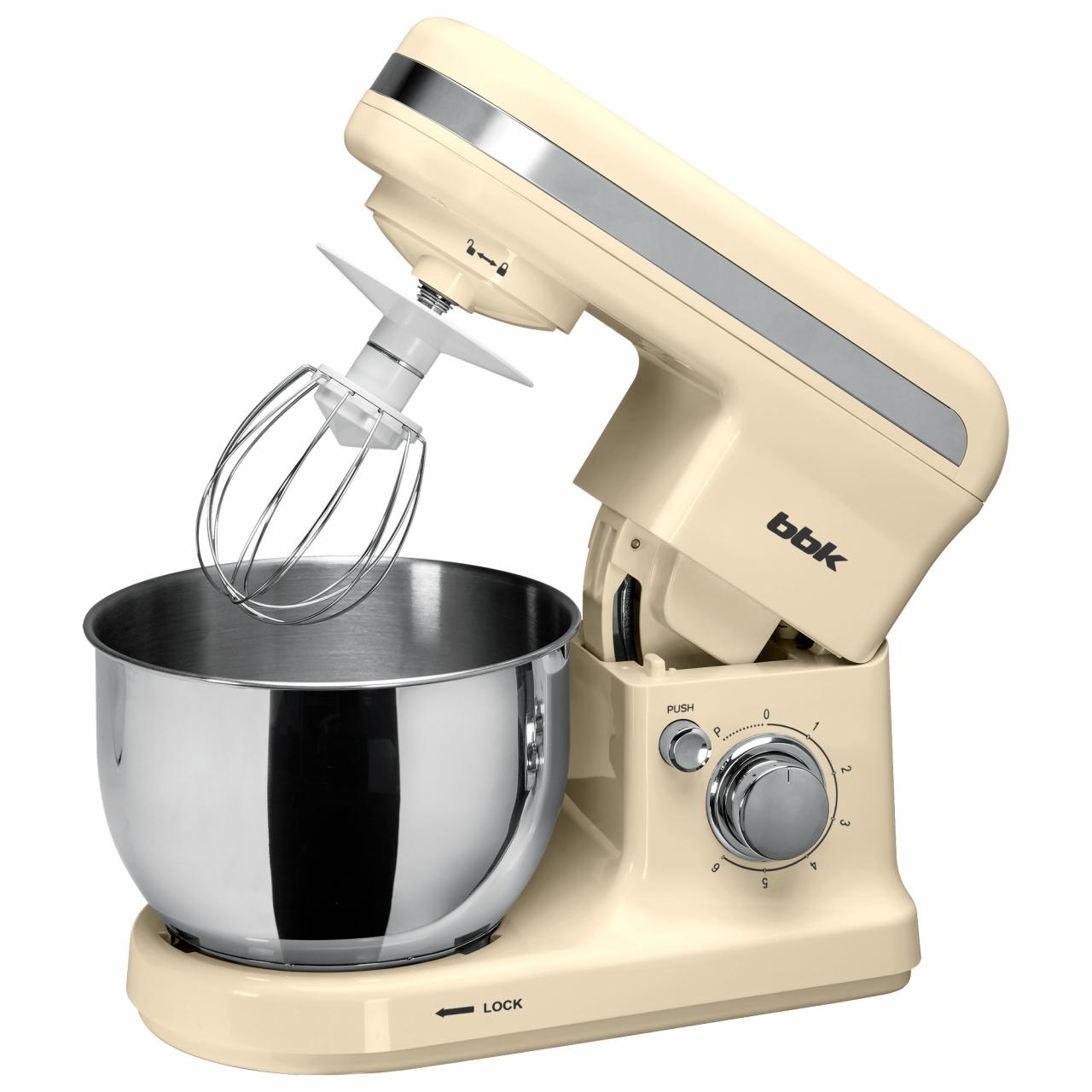 Миксер планетарный BBK KBM1401 бежевый