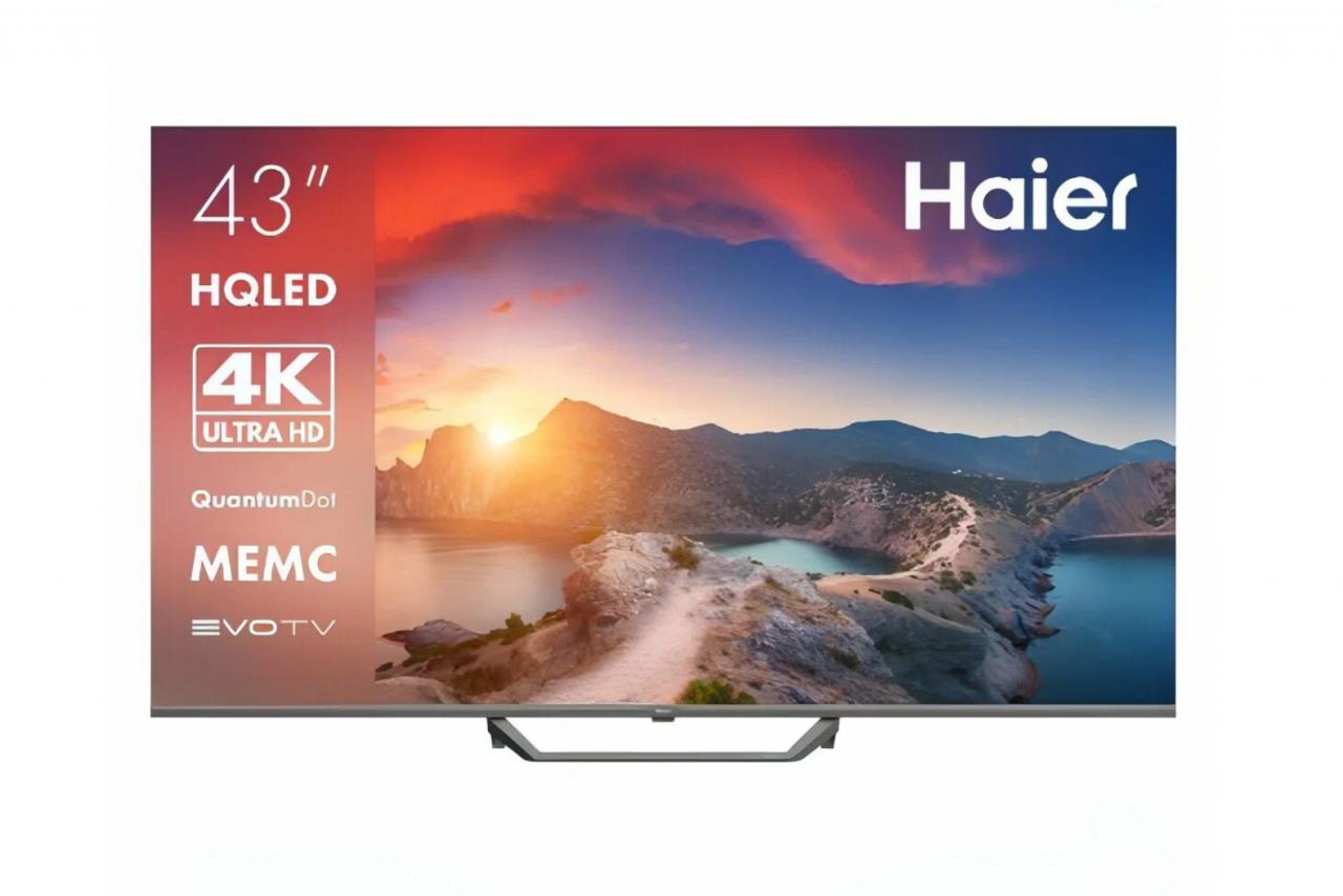 LED-телевизор Haier 43 Smart TV S2 Pro серый