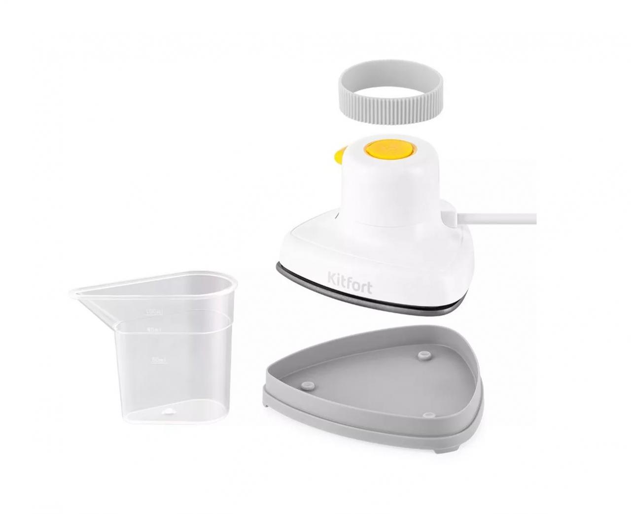 Ручной отпариватель Kitfort КТ-9131-1 бело-желтый