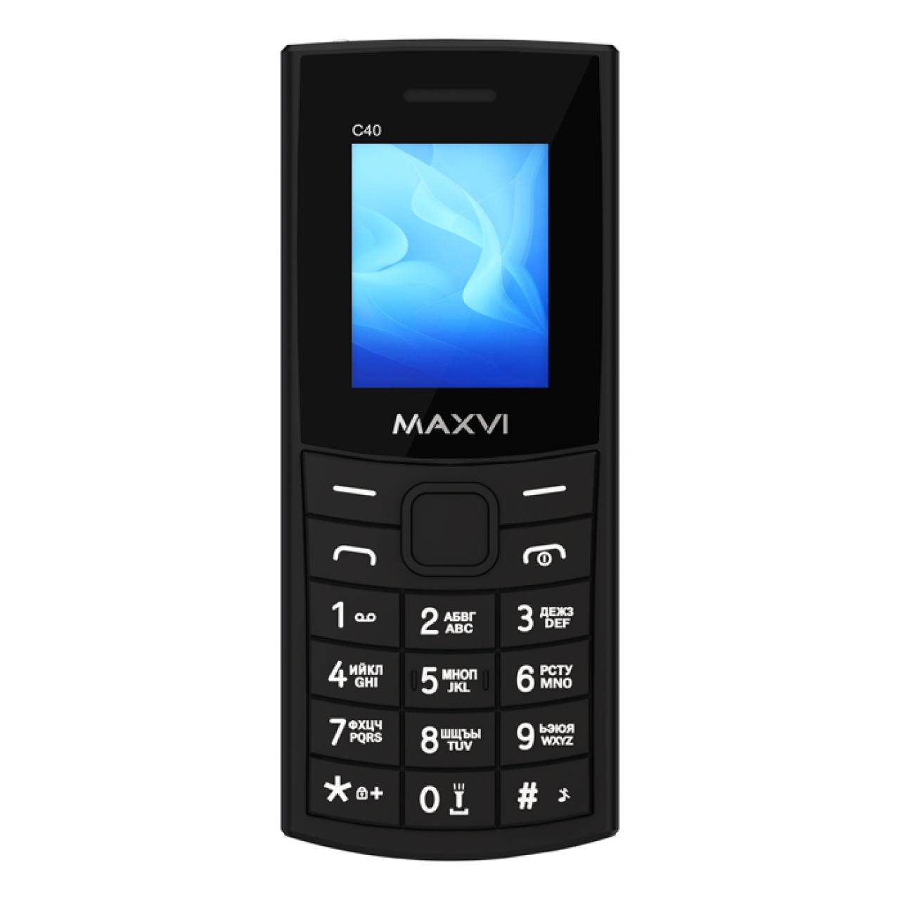 Мобильный телефон MAXVI C40 Black