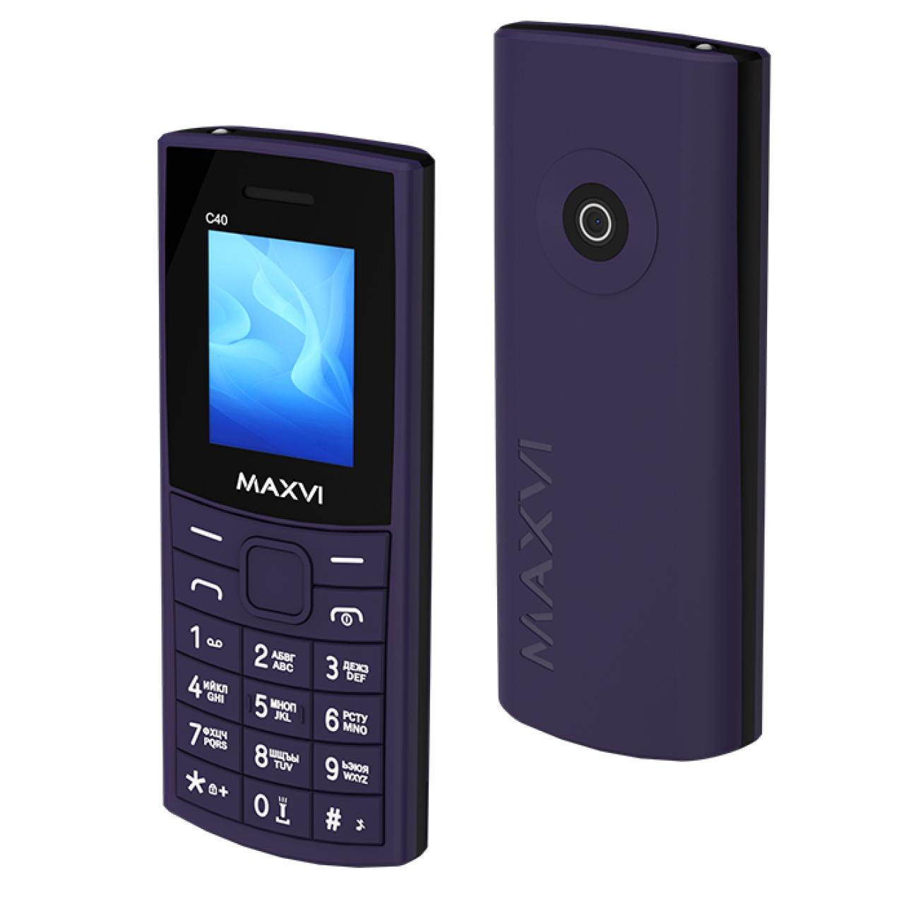 Мобильный телефон MAXVI C40 purple