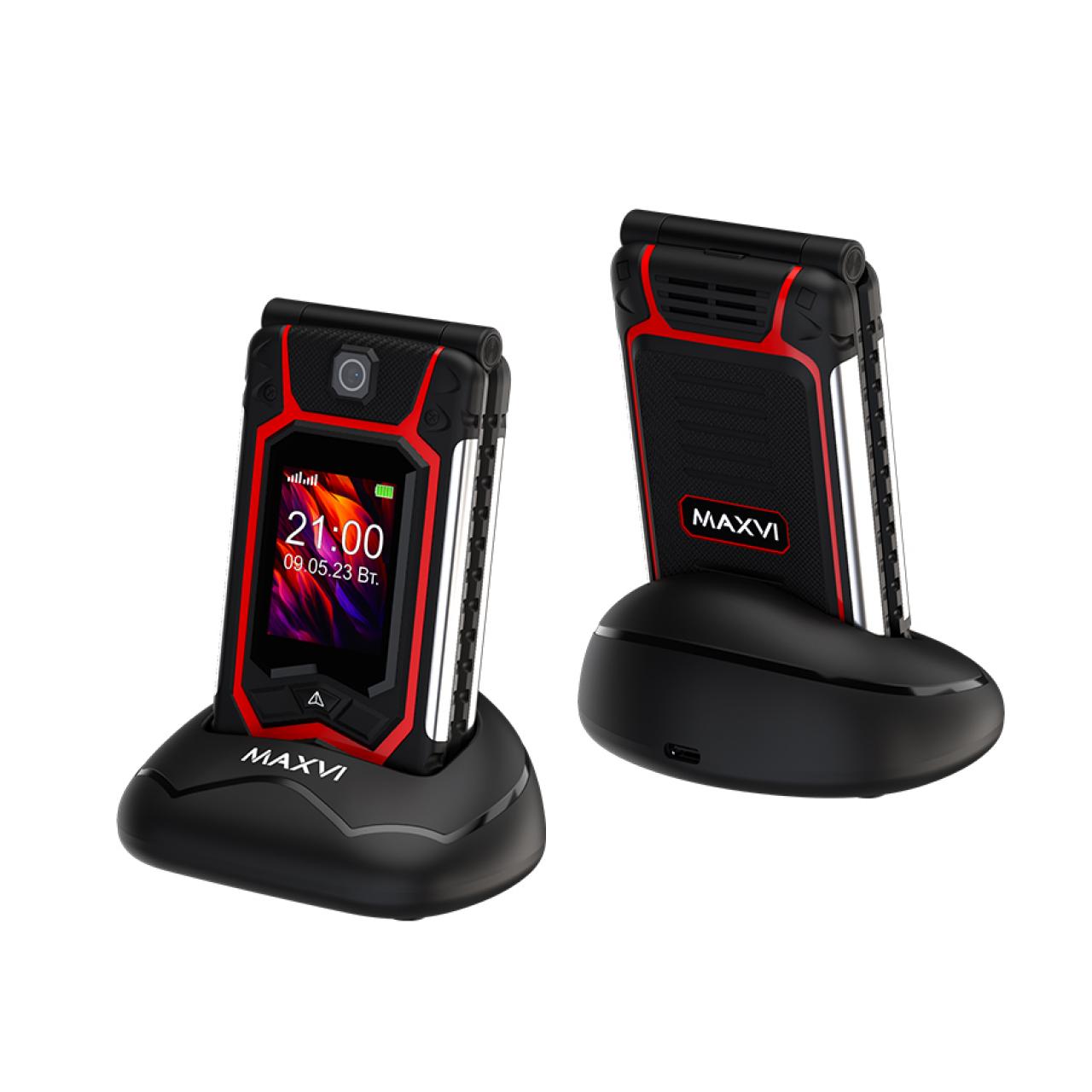 Сотовый телефон Maxvi E10ds red