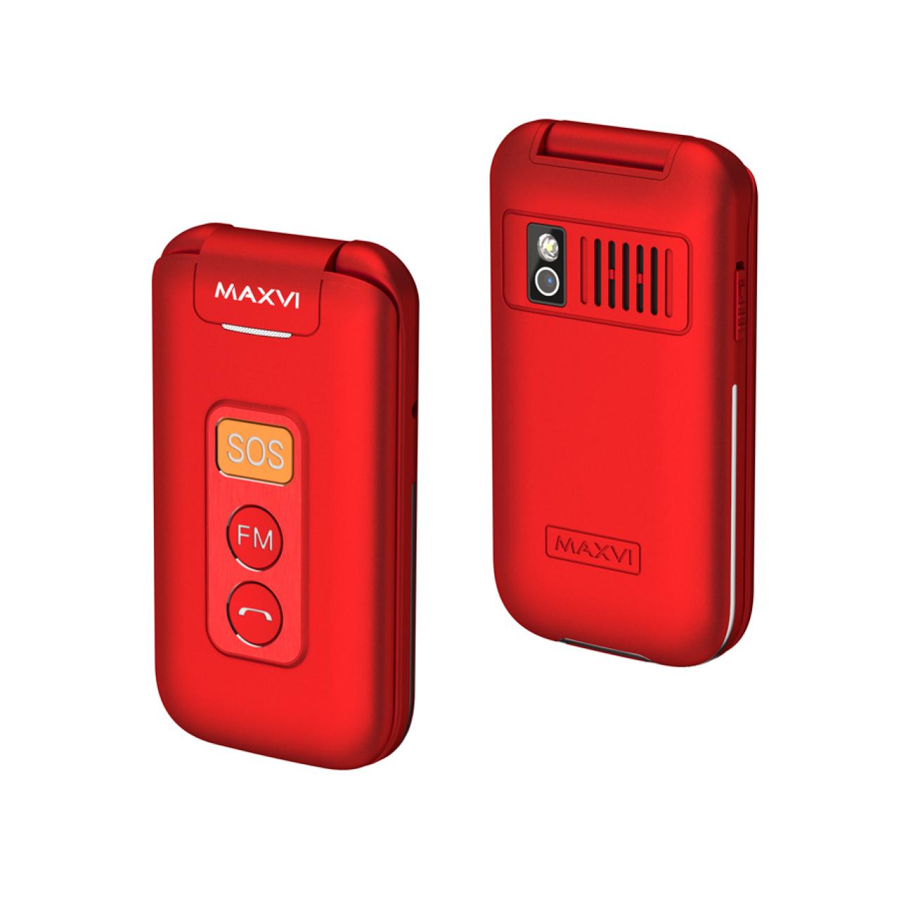 Сотовый телефон Maxvi E5 up red