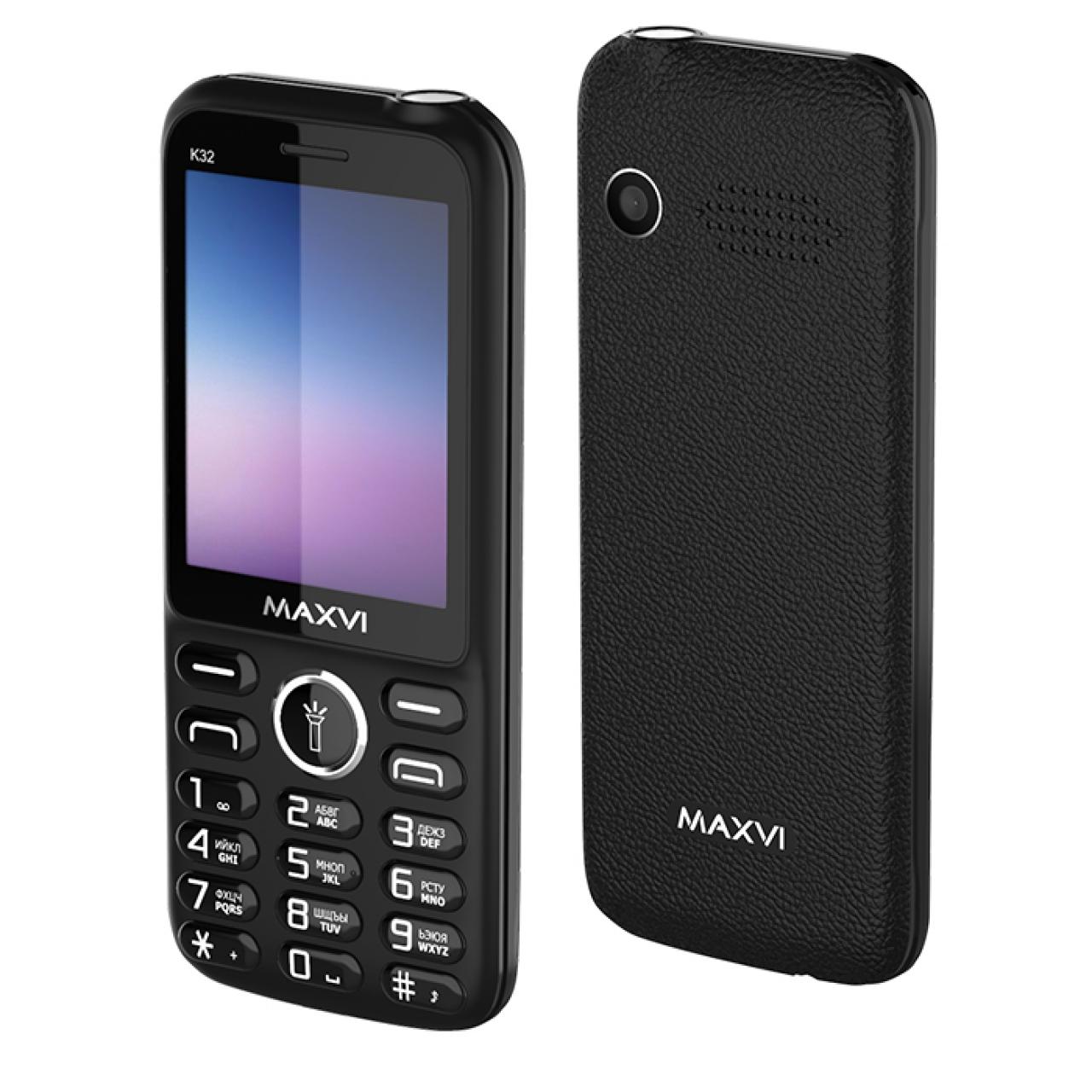 Сотовый телефон Maxvi K32 black