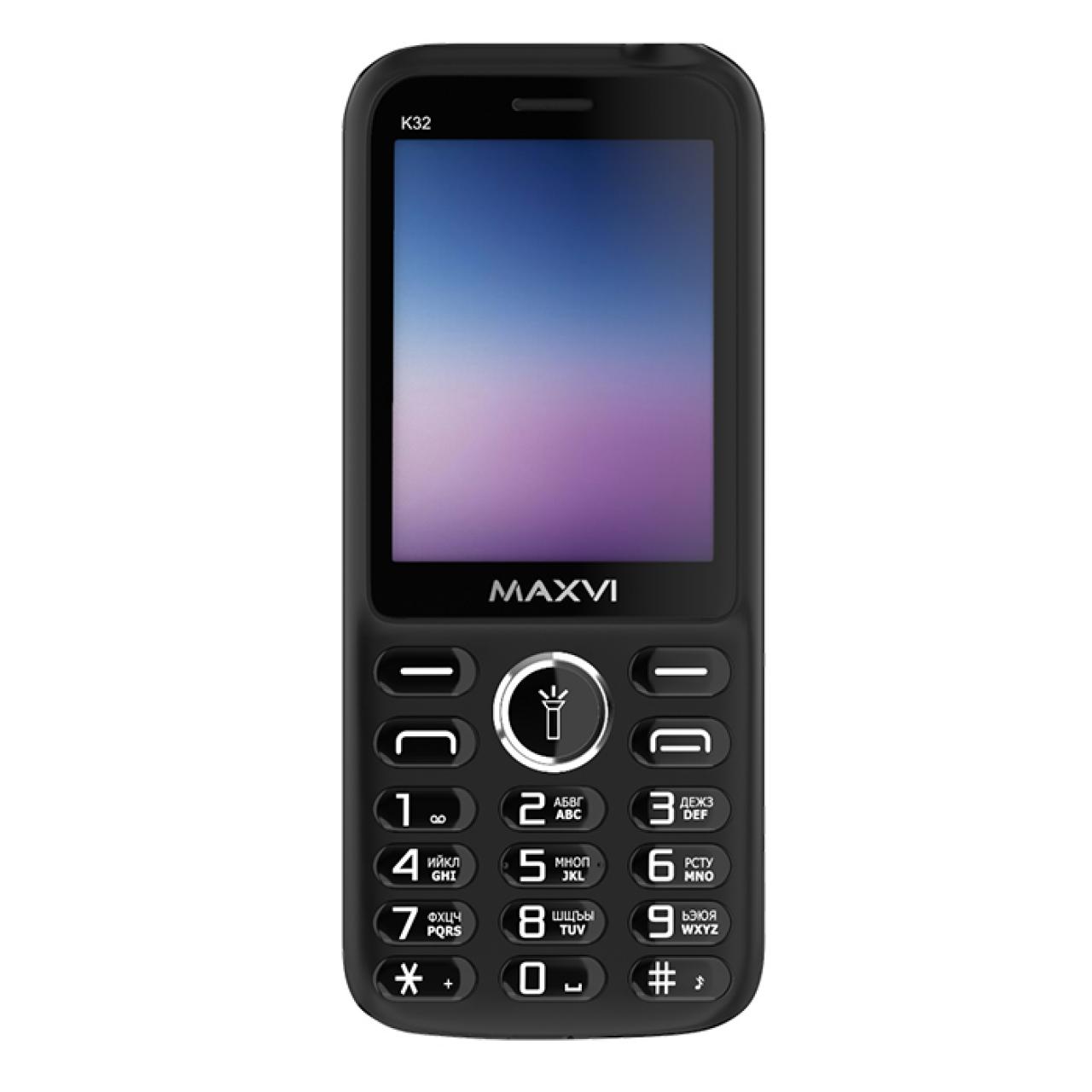 Сотовый телефон Maxvi K32 black