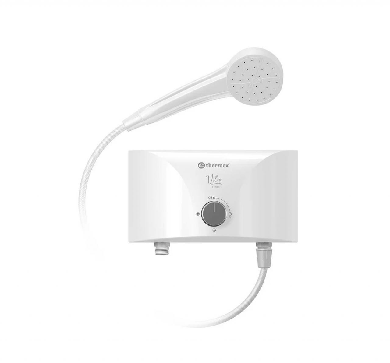 Проточный водонагреватель Thermex Vetro 5500 shower