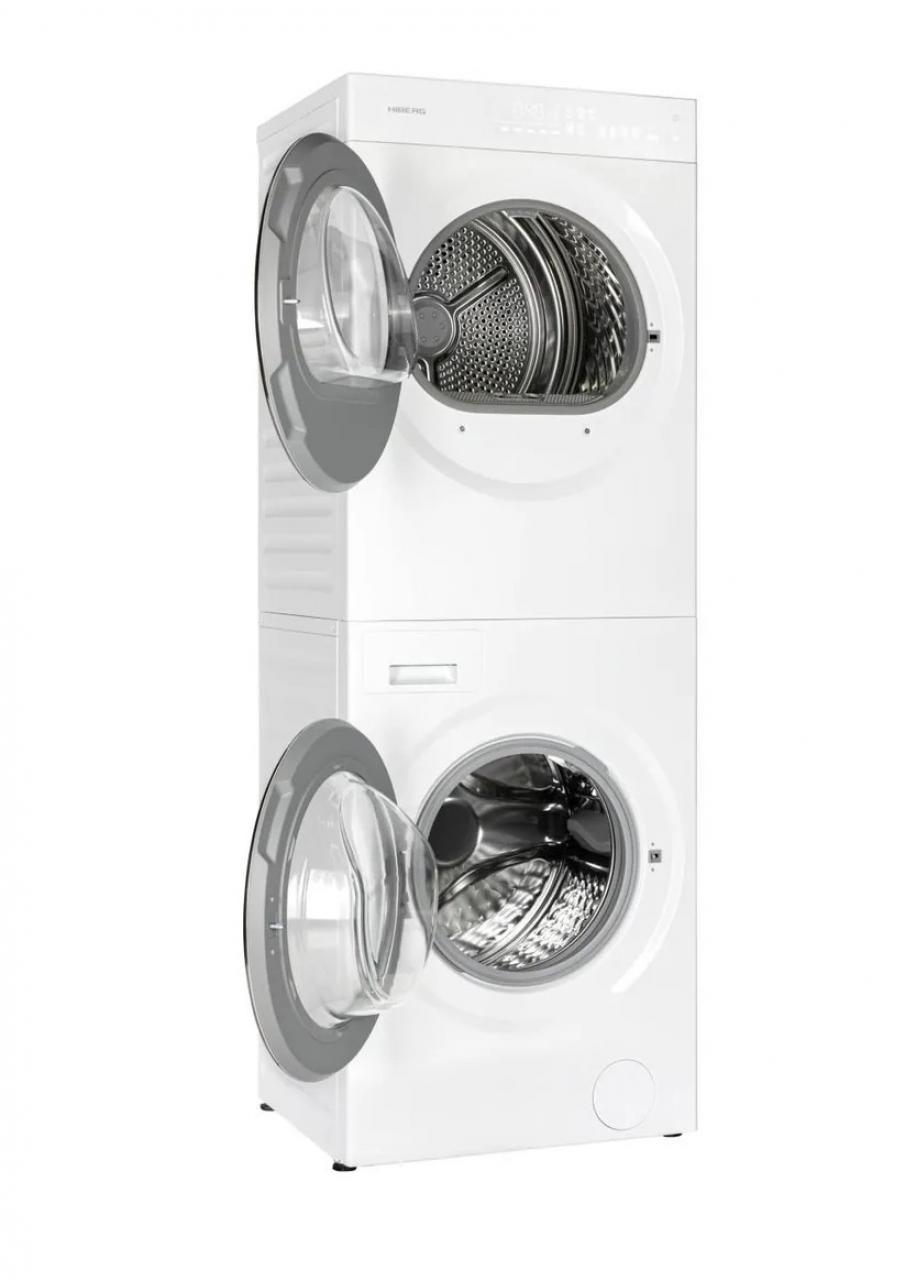 Стирально-сушильная инверторная машина HIBERG TURELLE i-10 W белый