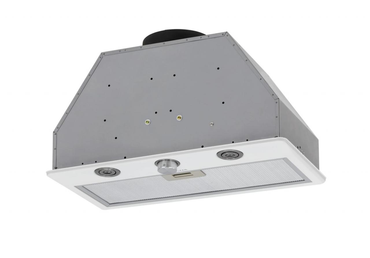 Вытяжка кухонная 60 см полновстраиваемая KRONA SVEN 600 white one knob (KRHD242)