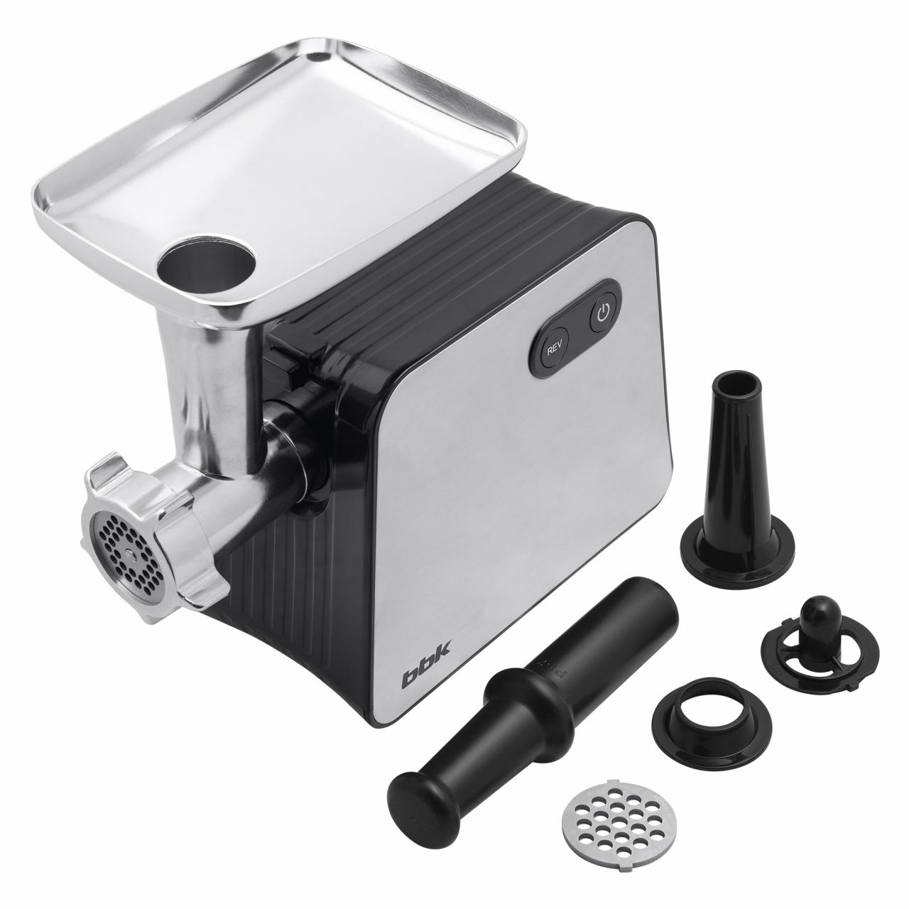 Мясорубка BBK MG3001 металлик/черный