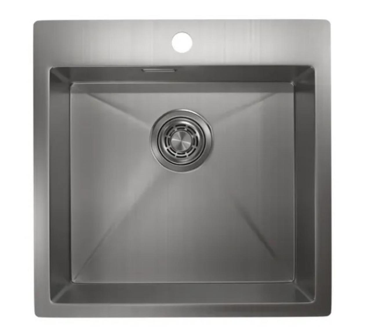 Мойка кухонная GRANULA 5151 сталь сатин
