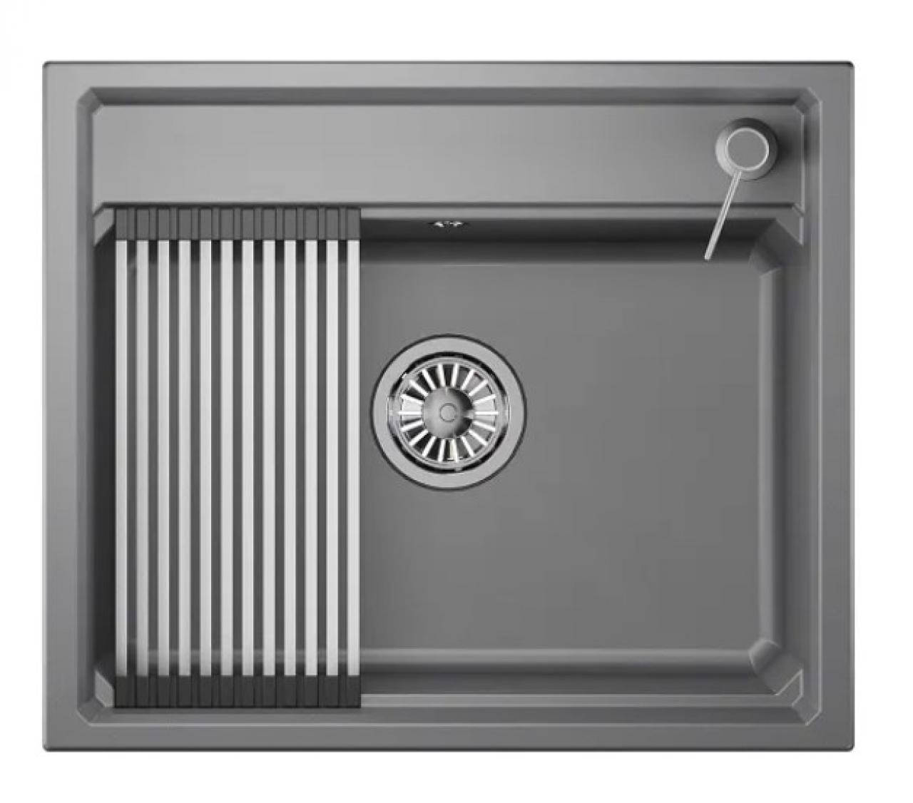 Кухонная мойка GRANULA Kitchen Space KS-6003 алюминиум