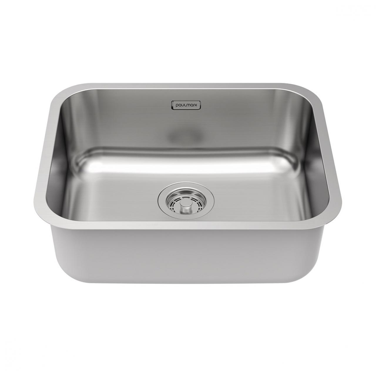 Мойка кухонная Paulmark VELLO 53 UNI (VE53-BS) нержавеющая сталь