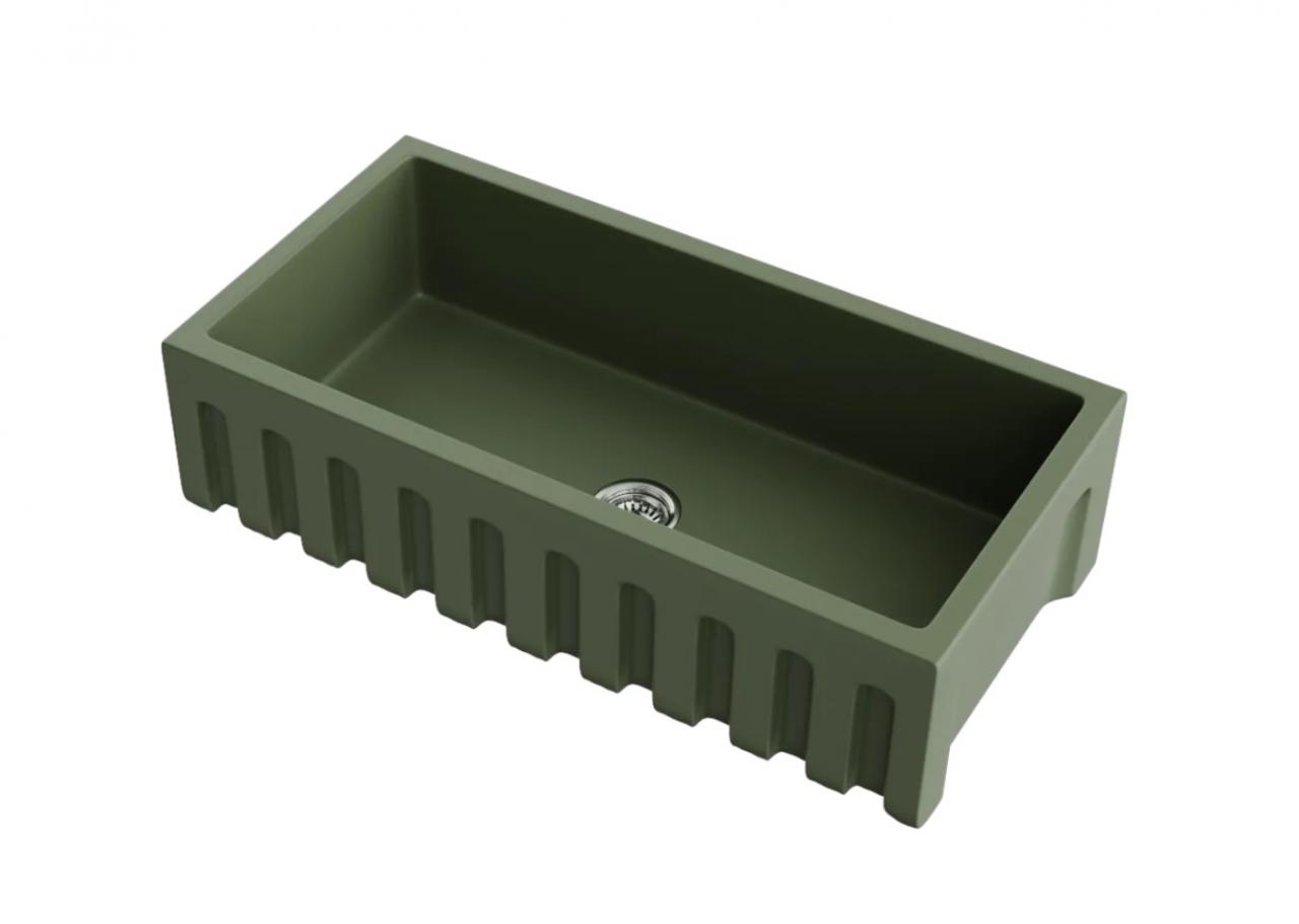 Мойка кухонная Omoikiri Mikura 91-OL Natceramic/olive