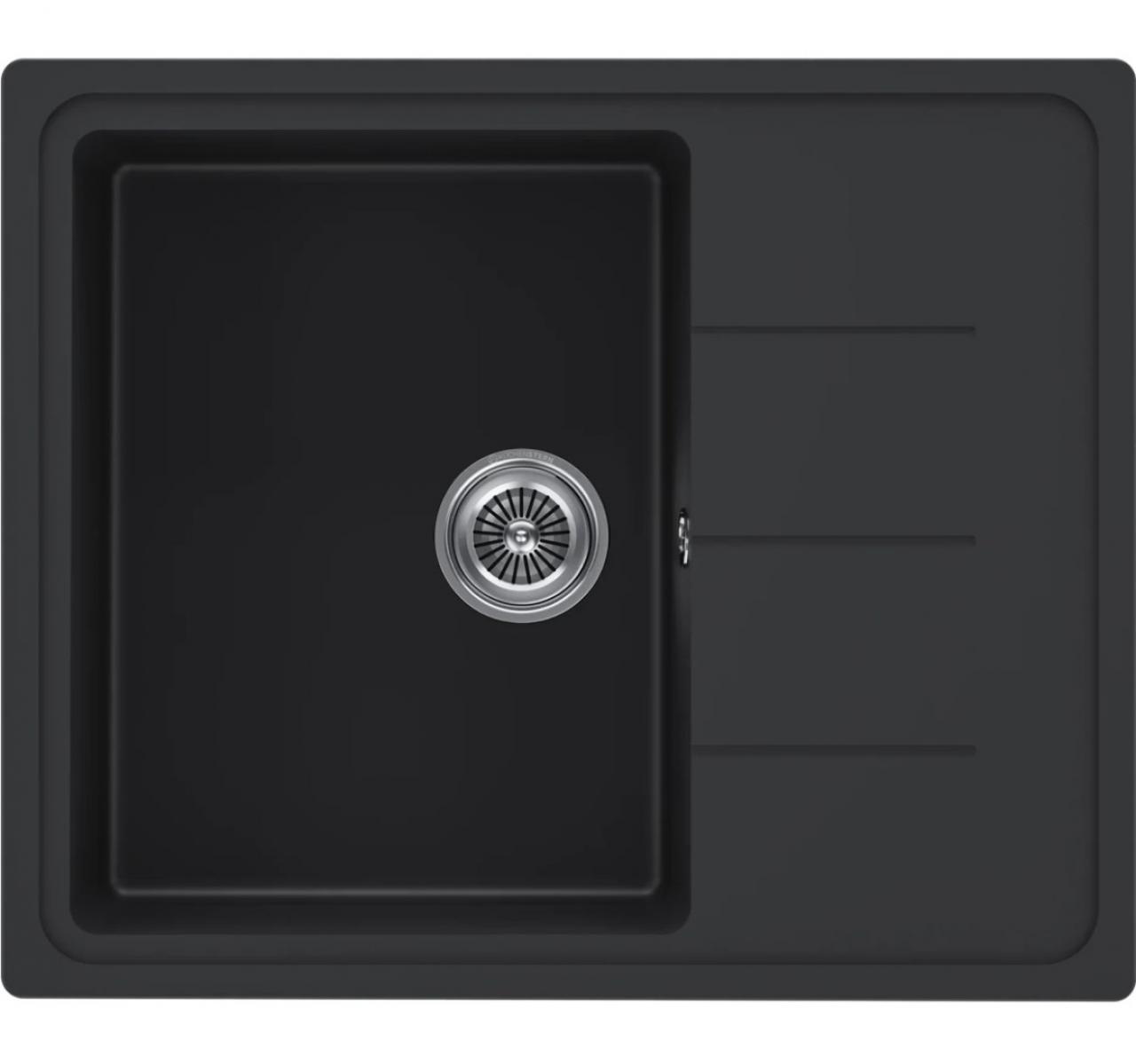 Мойка кухонная KUCHENSTERN FLUG 45 (108BL10) черный