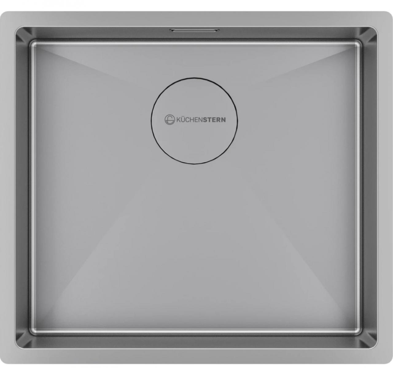 Мойка кухонная KUCHENSTERN KRAFT 50 (501SS50) нержавеющая сталь
