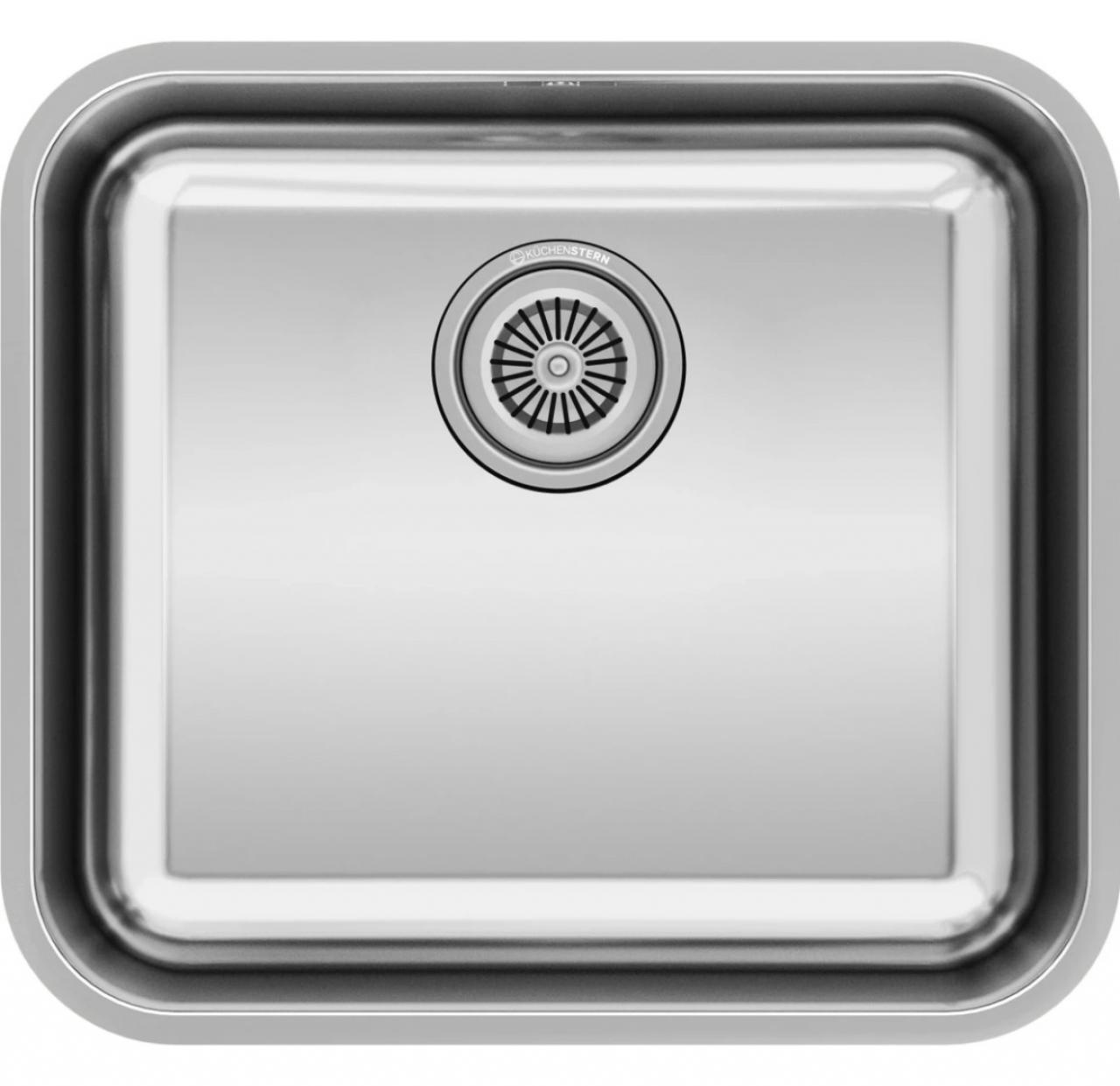 Мойка кухонная KUCHENSTERN RUND 50 (651SS60) нержавеющая сталь
