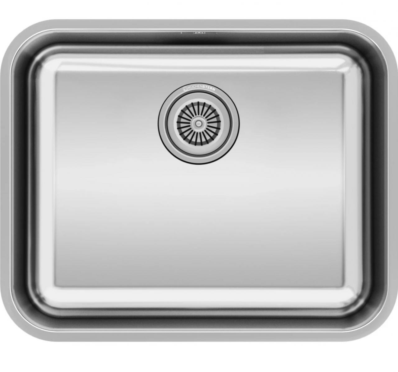 Мойка кухонная KUCHENSTERN RUND 60 (652SS60) нержавеющая сталь