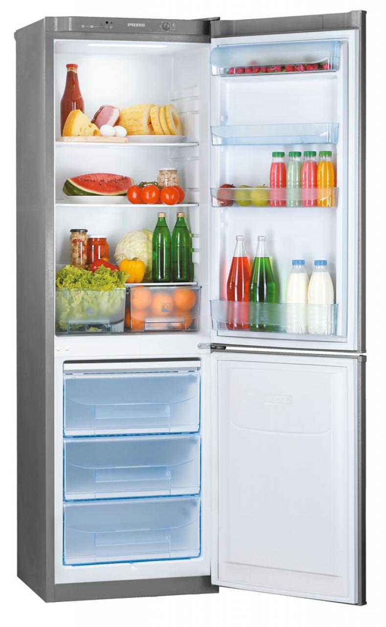Холодильник двухкамерный Pozis RK-149 серебристый металлопласт
