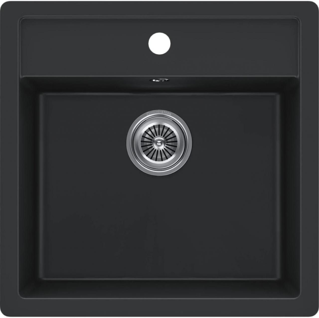 Мойка кухонная KUCHENSTERN TOP 50 (105BL10) черный