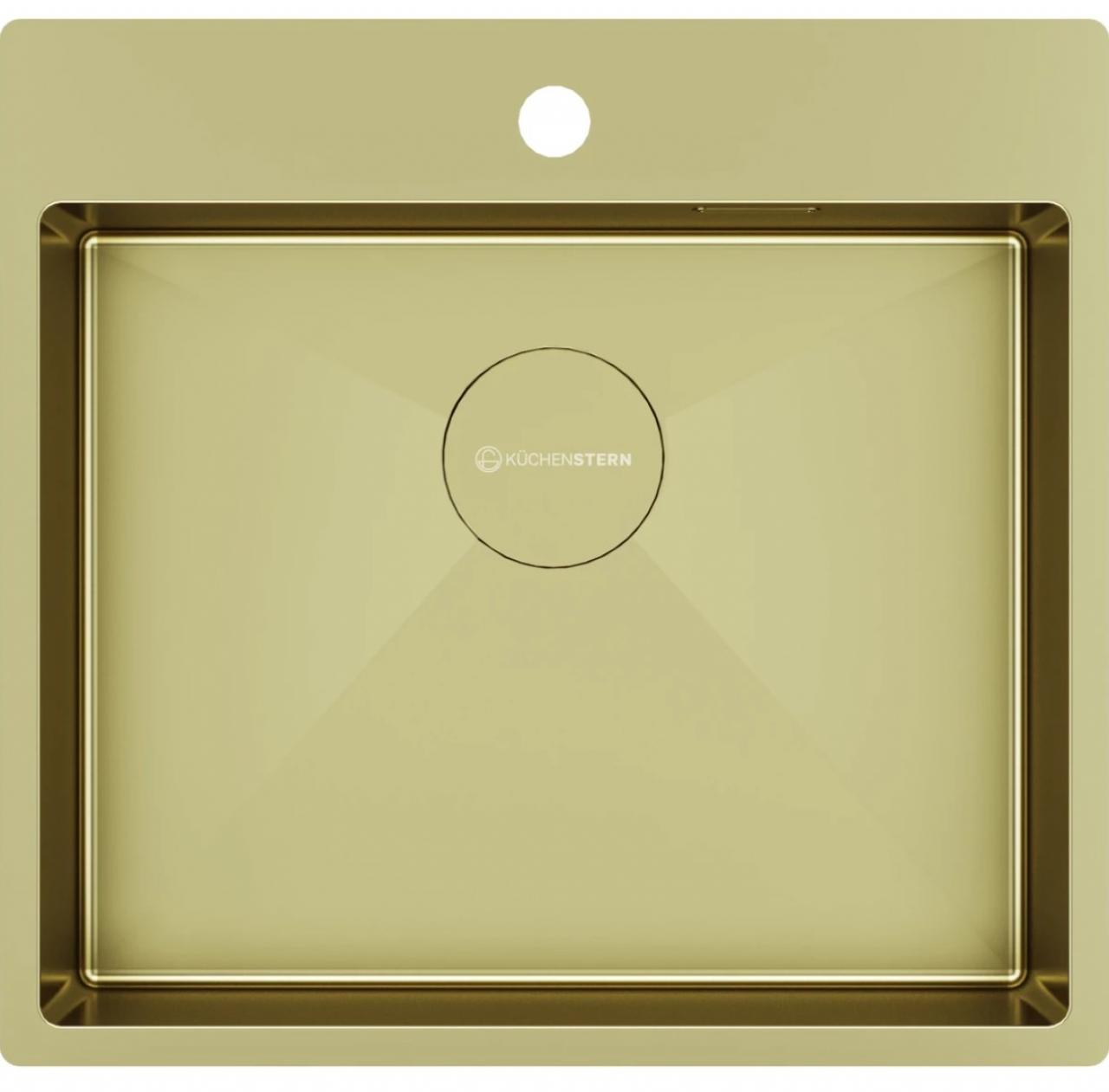 Мойка кухонная KUCHENSTERN WERK 60 (507GL50) золото