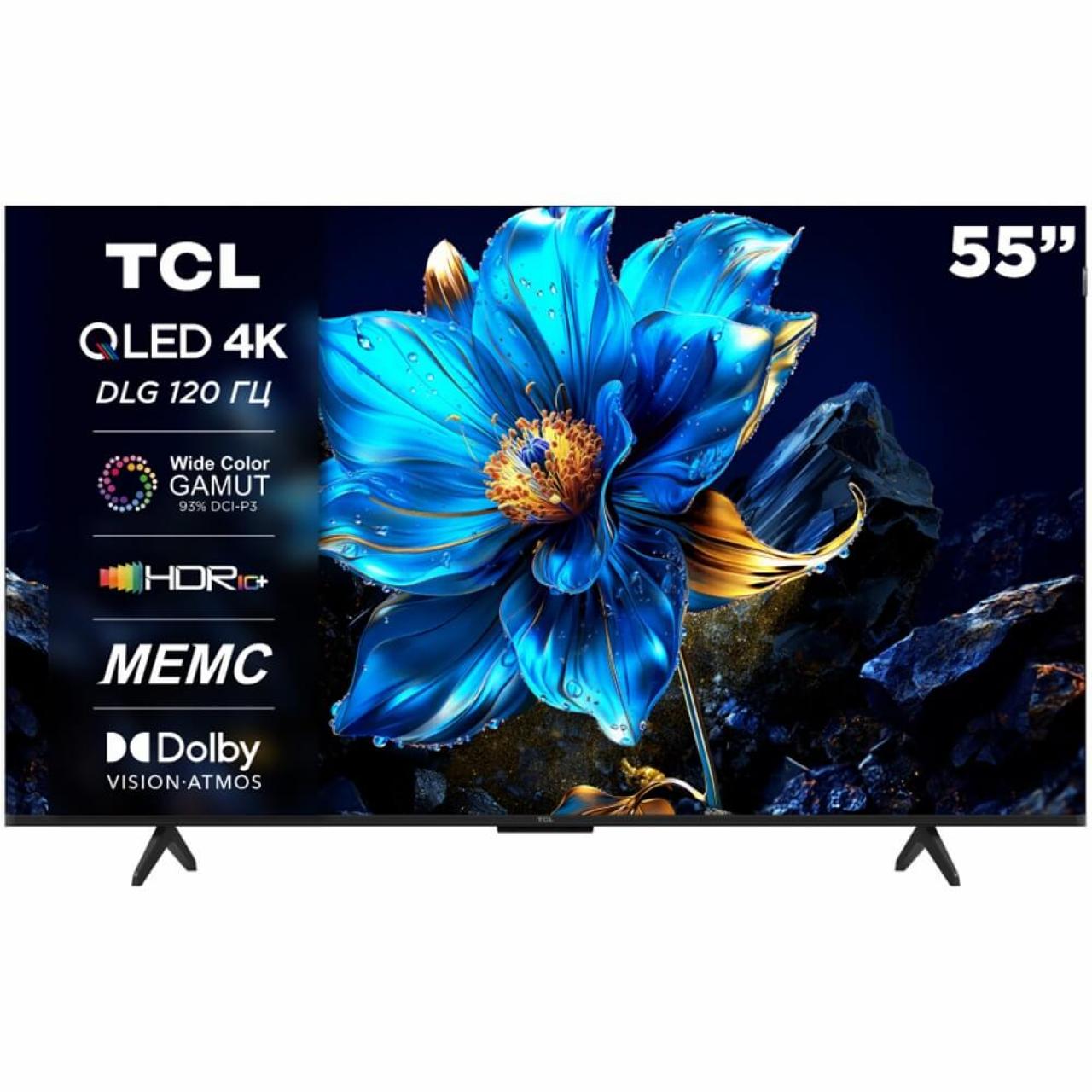 QLED-телевизор TCL 55P7K (2025) черный