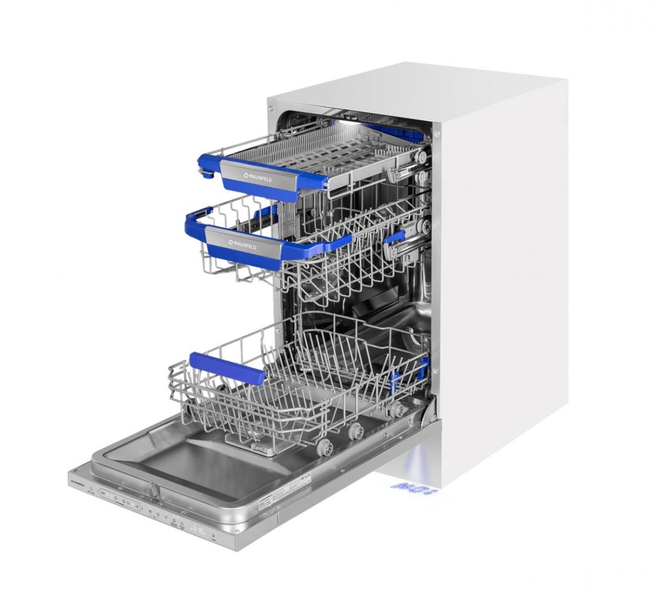 Посудомоечная машина встраиваемая Maunfeld MLP45330T Smart Beam Inverter Wi-Fi