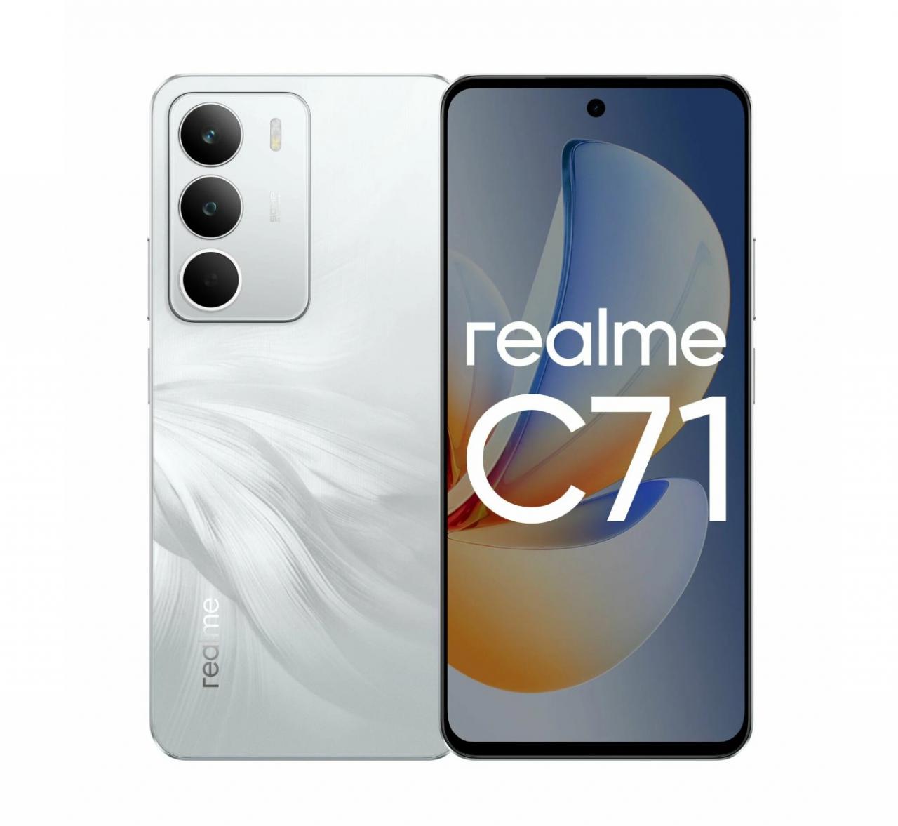 Смартфон realme C71 8/256 ГБ RMX3930 белый