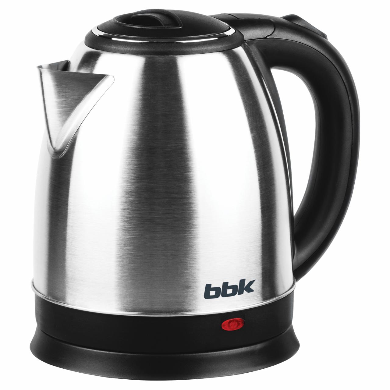 Чайник BBK EK1503S черный/нержавеющая сталь