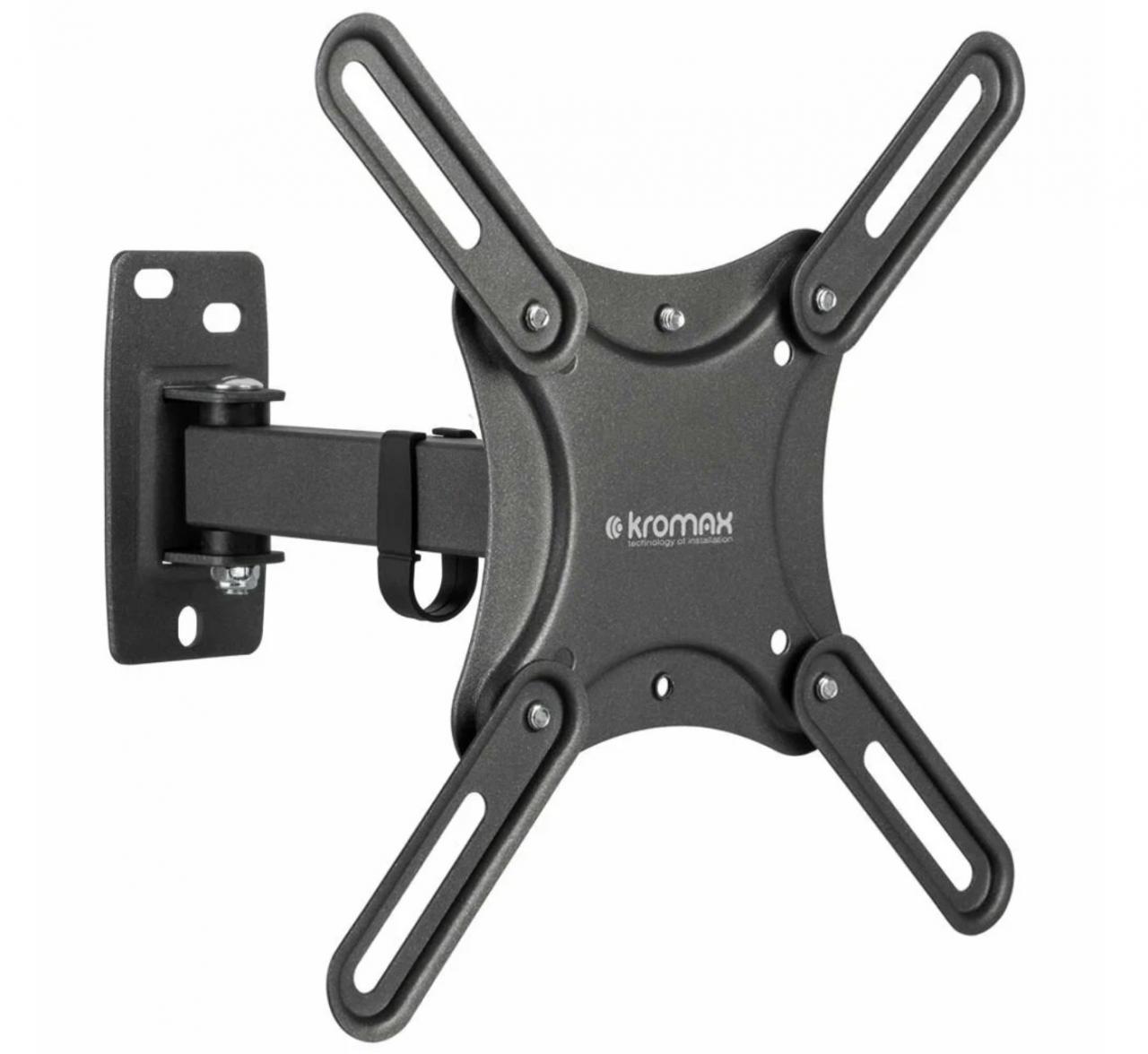 Кронштейн для телевизора настенный наклонно-поворотный KROMAX CORBEL-4 / до 42 дюймов / vesa 200x200