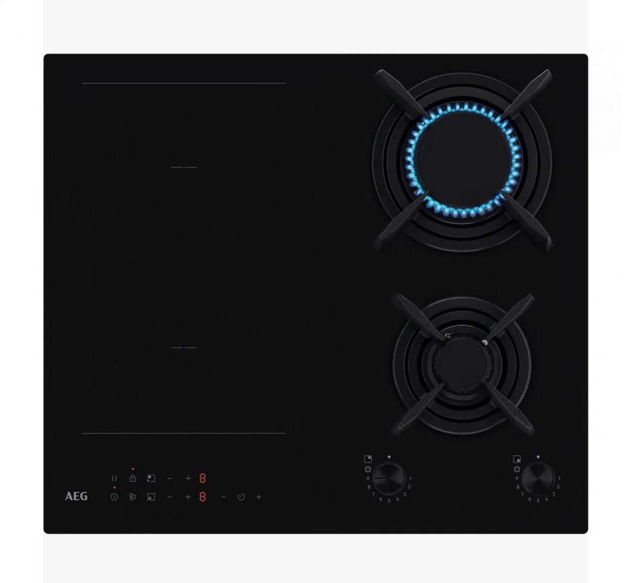 Варочная панель AEG HDB64623NB комбинированная