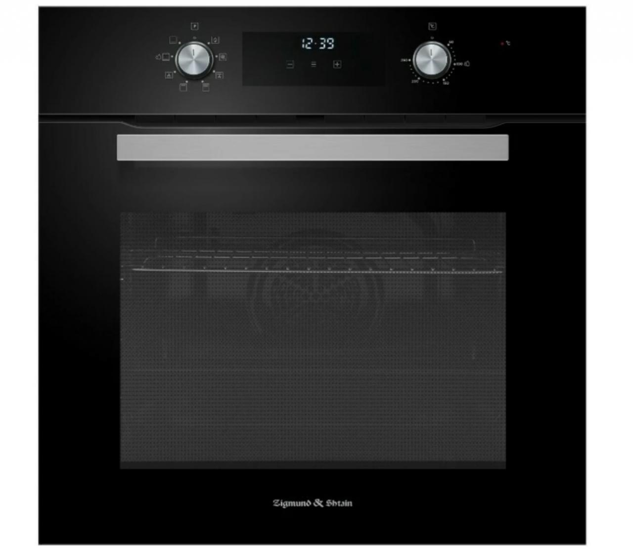 Духовой шкаф электрический встраиваемый Zigmund & Shtain E 177 B черный