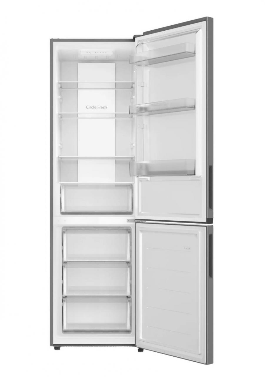 Двухкамерный холодильник Candy COMBI CFN6200S серебристый