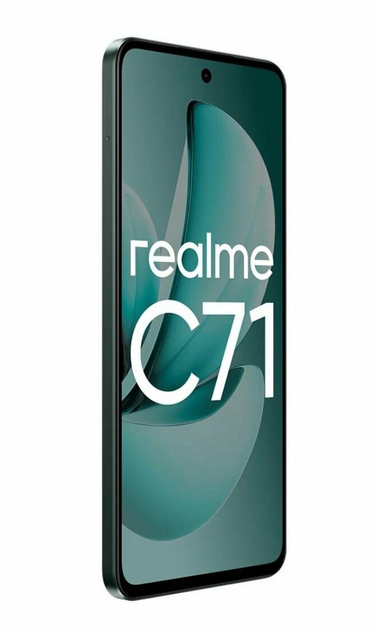 Смартфон realme C71 8/128 ГБ RMX5303 темно-зеленый