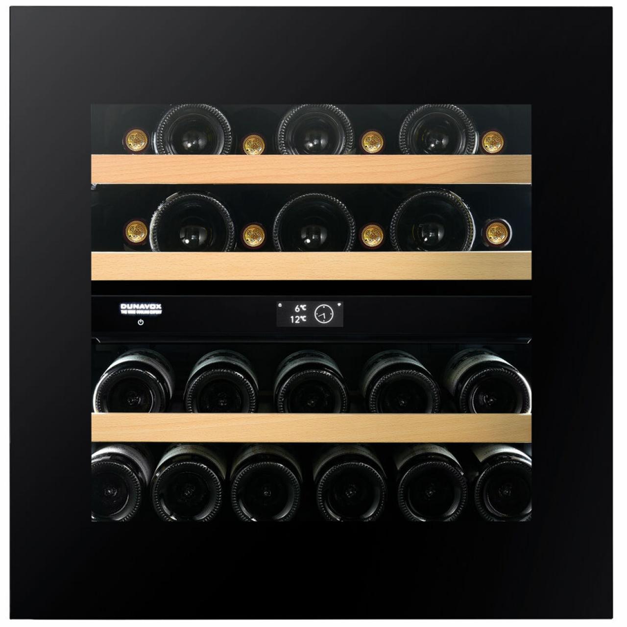 Винный шкаф встраиваемый Dunavox DVN-25.65DB.TO
