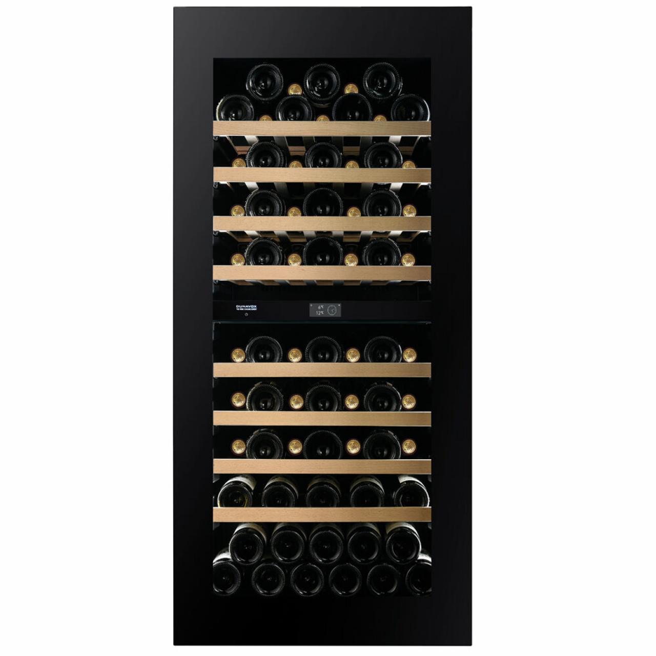 Винный холодильный шкаф Dunavox DVN-70.185DB.TO встраиваемый