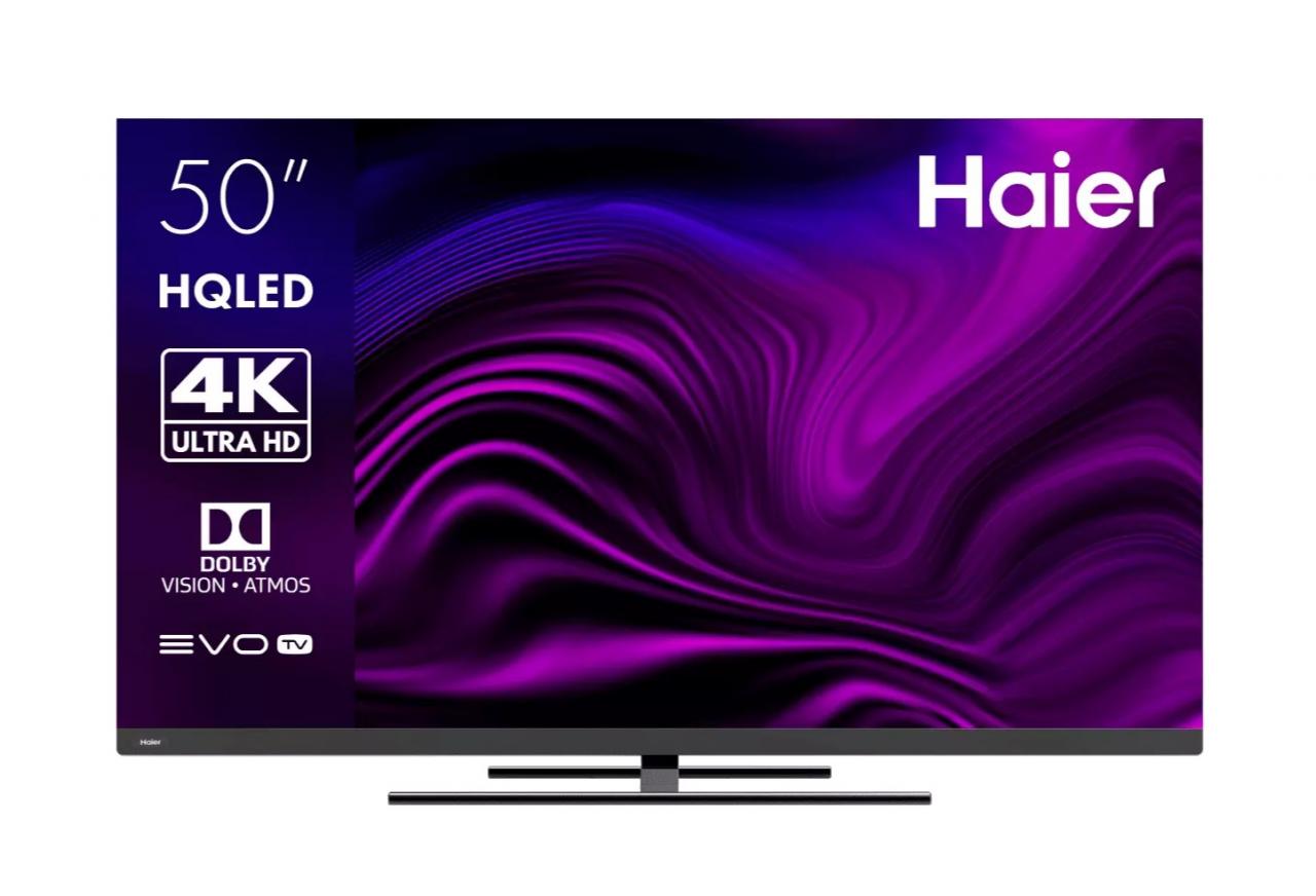 QLED-телевизор Haier 50 Smart TV AX Pro 50" серебристый